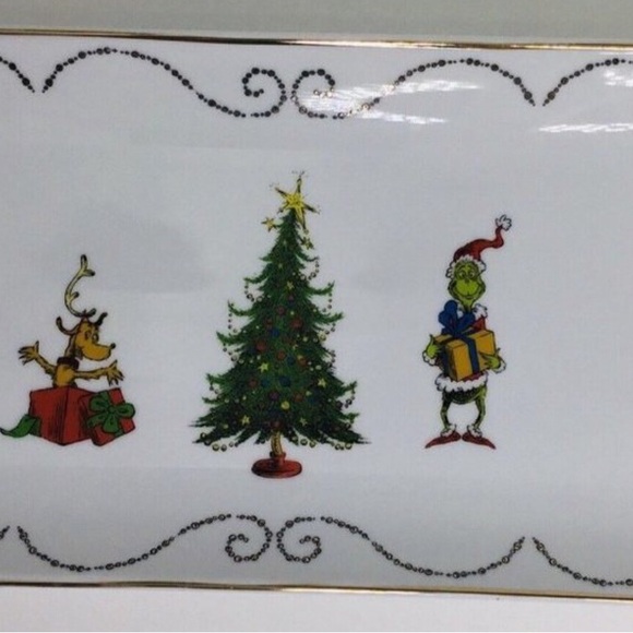 Rectangular Serving Tray How The Grinch Stole Christmas Serving Tray - Picture 5 of 5